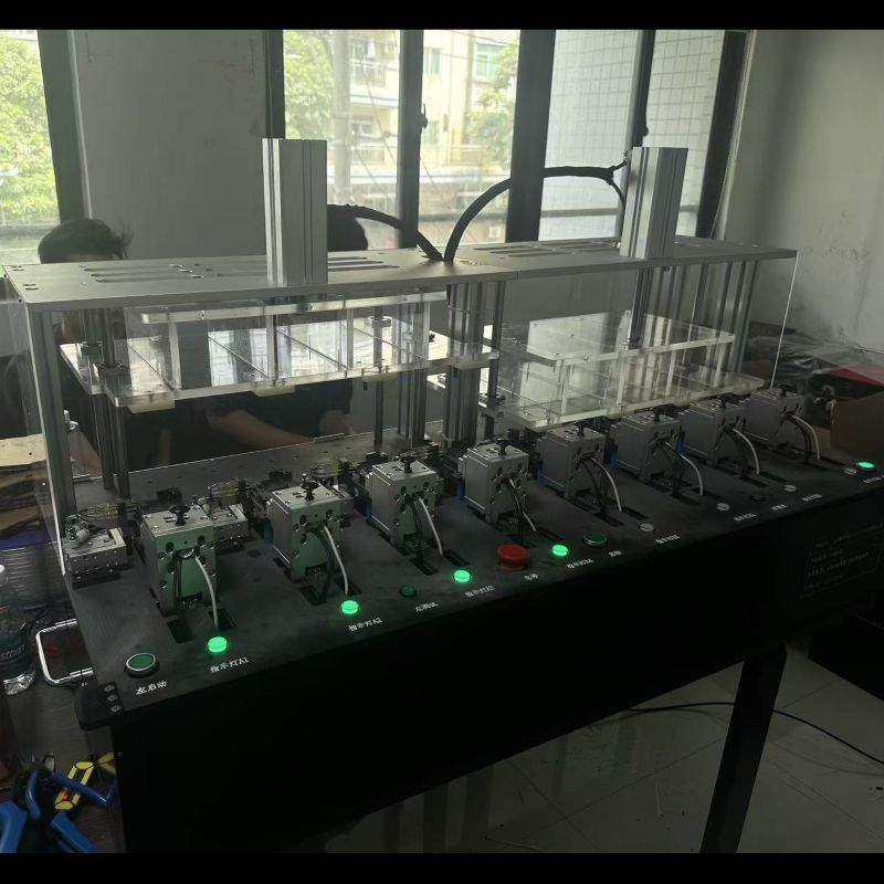 Multi‑station pneumatic ICT test fixture, mass production test station for simultaneous PCB circuit testing