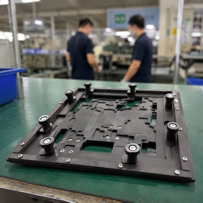 High temperature SMT DIP wave soldering fixture pallet for PCB