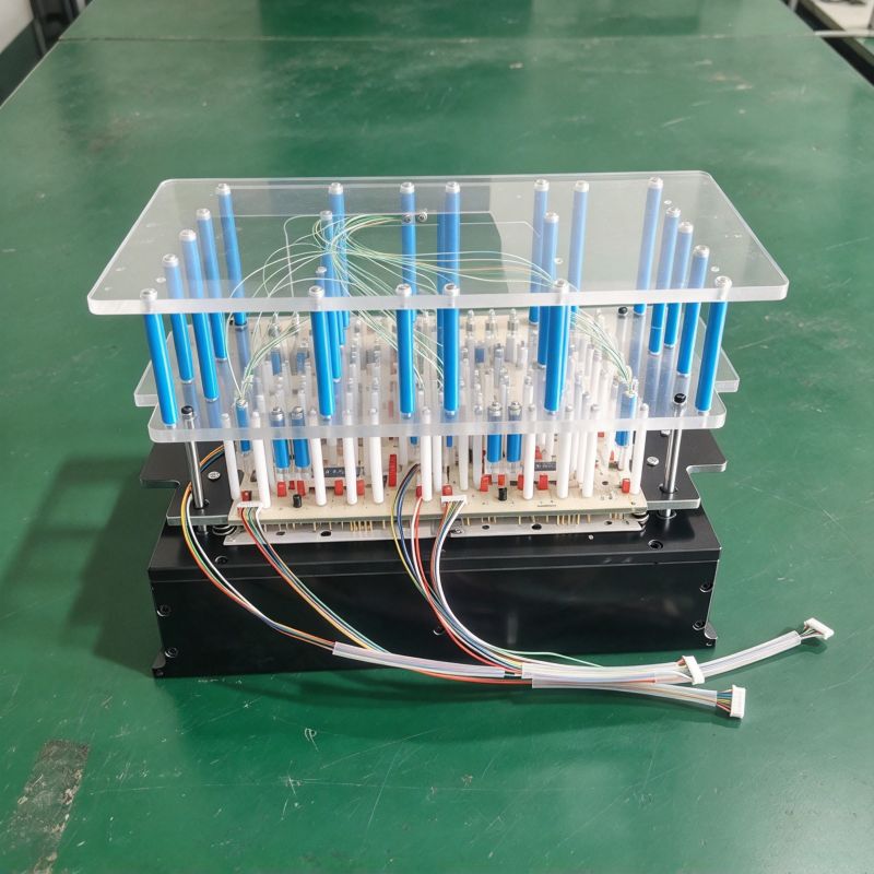 TRI compatible ICT fixture, external wiring harness, multi-channel signal output for complex PCBA test
