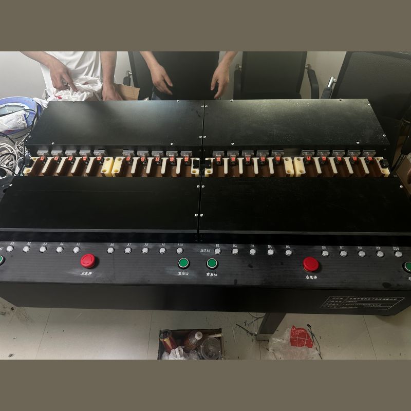 Long‑base multi‑channel parallel PCBA test rig for multi‑unit simultaneous production‑line inspection